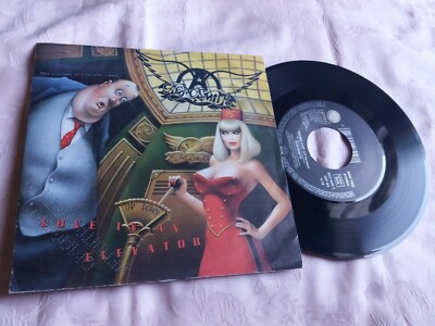 AEROSMITH LOVE IN AN ELEVATOR ITALY 45 7'' EX++/NEUWERTIG 
