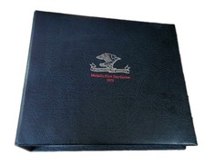 1972 POSTMASTERS OF AMERICA MEDALLIC SET OF 26 FDC STERLING ROUNDS W/ COA & BOOK