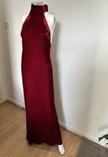 LONG HALTER NECK DRESS-Zara