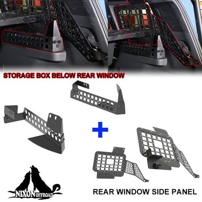 Interior Storage Box Below Rear Window Molle Panel For 24-26 Toyota Land Cruiser