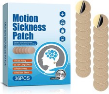 Motion Sickness Patches, 36 Count Ship EEZ Sea Sickness Patches Non Drowsy for A
