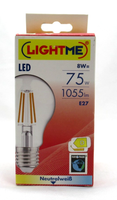 Lightme Led Leuchtmittel E27 8W = 75W 1055Lm Neutralweiß 4000K 853441