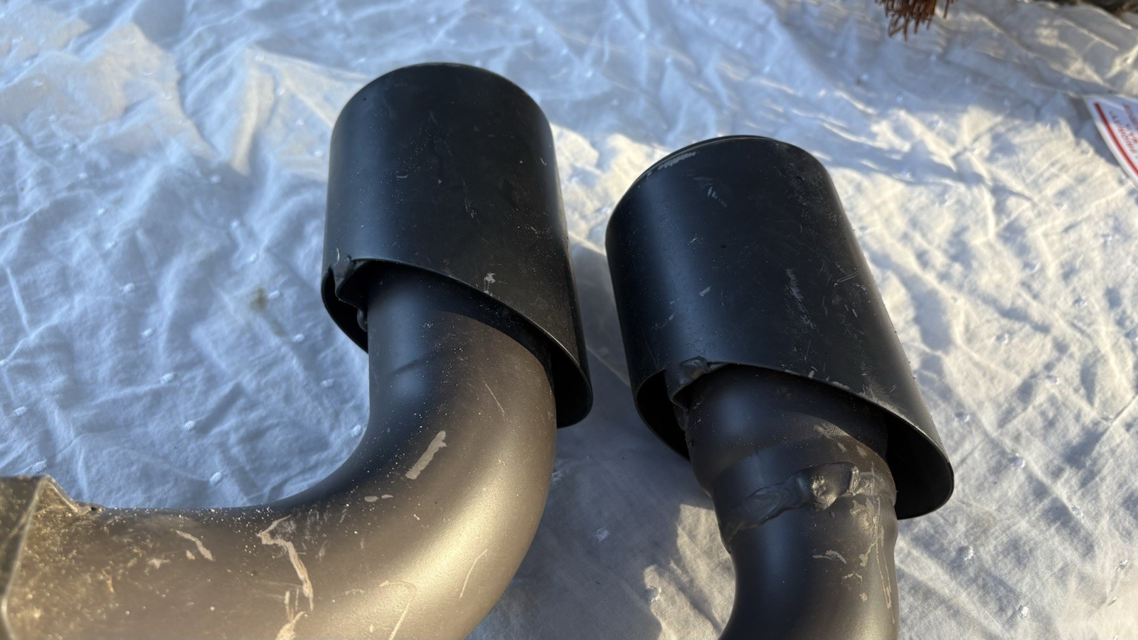 Ferrari F430 Spider 131E-R 240828 RH Right Side Exhaust Muffler Outlet Tail Pipe
