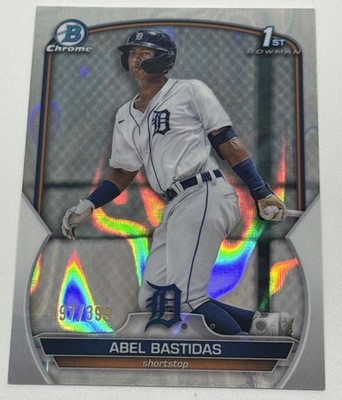 2023 Bowman #BCP-113 Abel Bastidas 1st Lava Refractor /399 Detroit Tigers