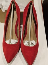 Fashion Thirsty Women's Court Shoes Red, Size 8 UK, 41 Euro
