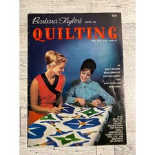 Barbara Taylor's Book on Quilting 1961 Vintage Quilt Patterns Guide
