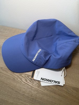 Salomon Blue Running Hat Cap One Size Fits All Adjustable Strap Back Unisex L/XL