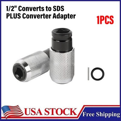 1/2'' Converts to SDS PLUS Converter Adapter for Drills / Impact Wrench 1PCS