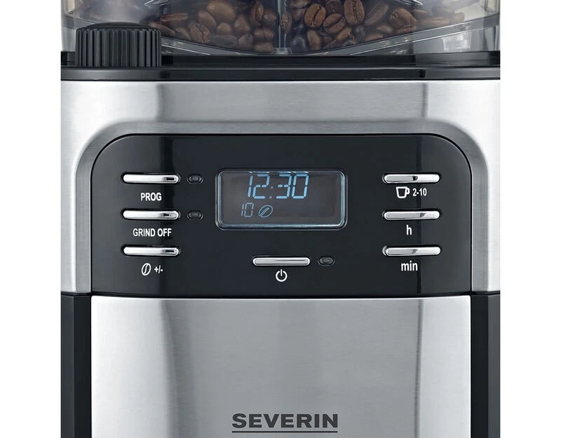 Severin Cafetera de Filtro y Cafetera de Granos KA 9210, Nueva