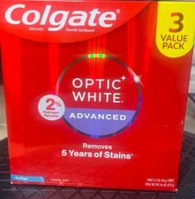 Colgate Optic White Advanced 2% Hydrogen Peroxide 3 Value Pack