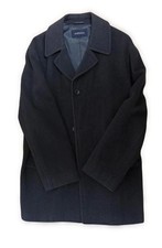 NEWYORKER Chester Coat Angora Wool Men Navy Size L Made in Japan Used From Japan