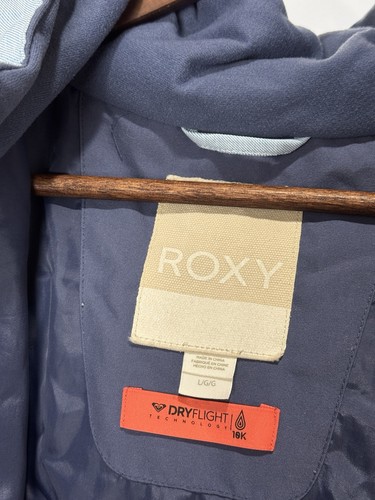 J309 - hellblaue Roxy Damen-Snowboardjacke - Größe L - Bild 11 von 15