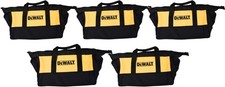 (5-Pack) Dewalt Geuine OEM  12x9x7 Ballistic Nylon Tool Bag N261499-5PK