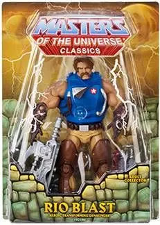 Figurine MOTU Classics Rio Blast Maitres de l'Univers articulée pour collectionneur