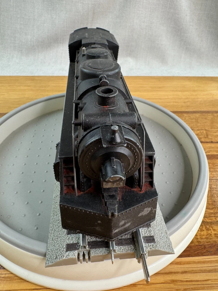 Locomotora de vapor vintage MARX O # 666 de metal fundido negro Foto 2 de 4