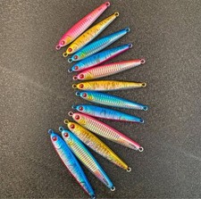 30-piece set, 120g-180g, TG Bait style metal jigs, for bluefish jigging,