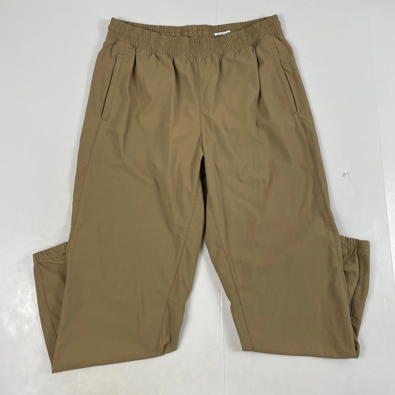 VRST Sweatpants Mens Large Brown Relaxed Tapered Leg Golfing Workout Gym Stretch