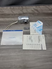 Sony Cyber Shot DSC S90 4.1MP Digital Camera 3x Zoom Silver READ Discription