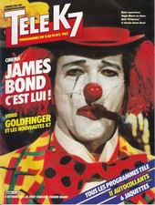 Télé K7 N° 4/1983 - Roger Moore Fanny Ardant Bob Fosse Jaquettes + Autocollants