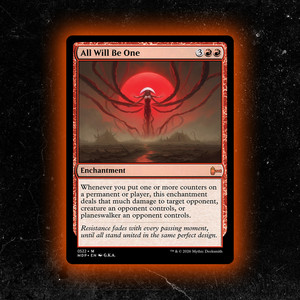 All Will Be One Mtg Card