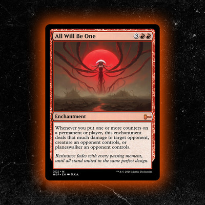 All Will Be One - Custom MTG Commander / Playtest Card
