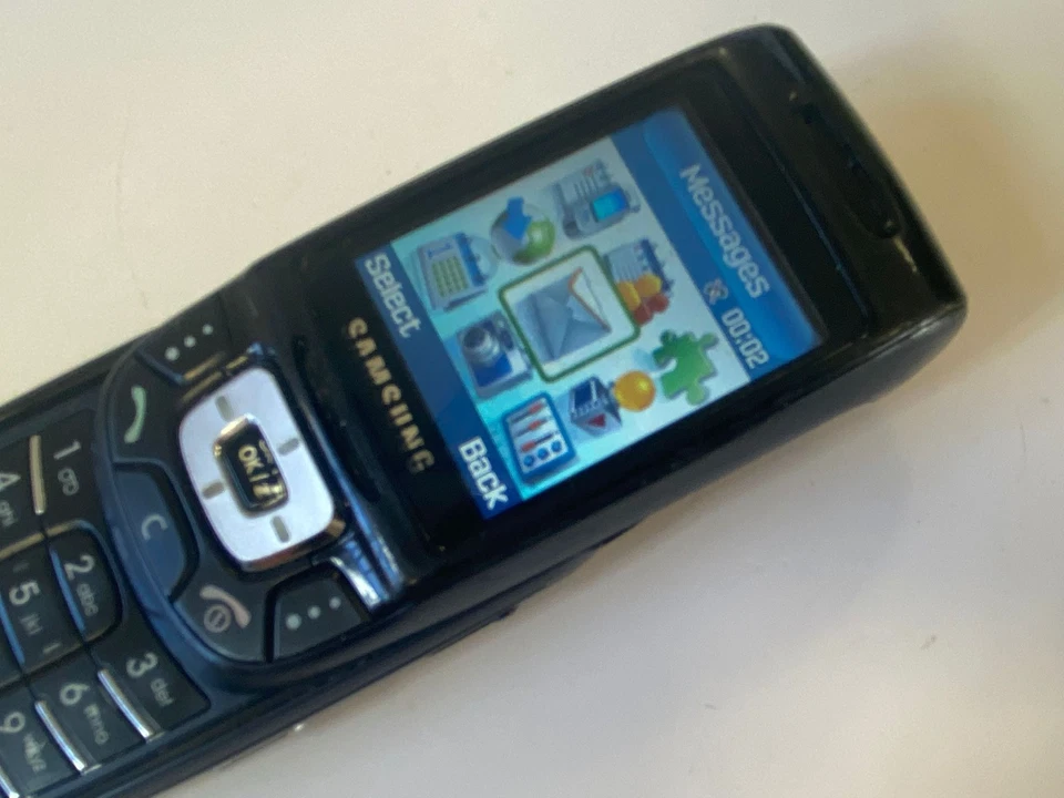 Samsung D500 Mobile Phone UNLOCKED Slider SGH-D500 Fully Working Black - Image 3 of 4