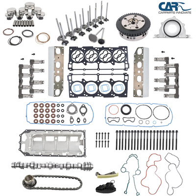 5.7 HEMI MDS Lifters Camshaft Timing Chain Head Gasket Set for 09-15 Dodge Ram