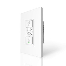 Pioneer Smart Wi-Fi Ceiling Fan Wall Switch (1-Gang), Works with Alexa, Google