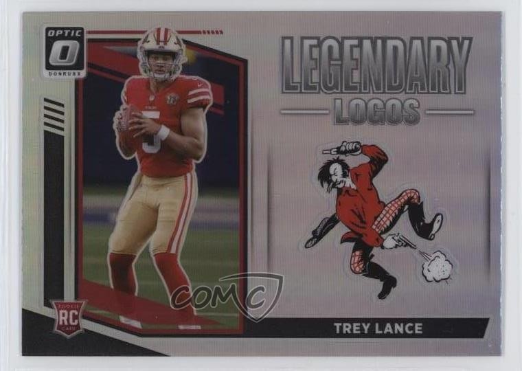 2021 Panini Donruss Optic Legendary Logos Trey Lance #LL-18 13sa