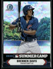 2021 Bowman Chrome Brennen Davis 2020 Summer Camp #SC-15 Chicago Cubs