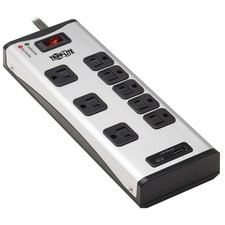 Surge Protector 8 Outlet USB C Ports Eaton Tripp Lite TLM88USBC