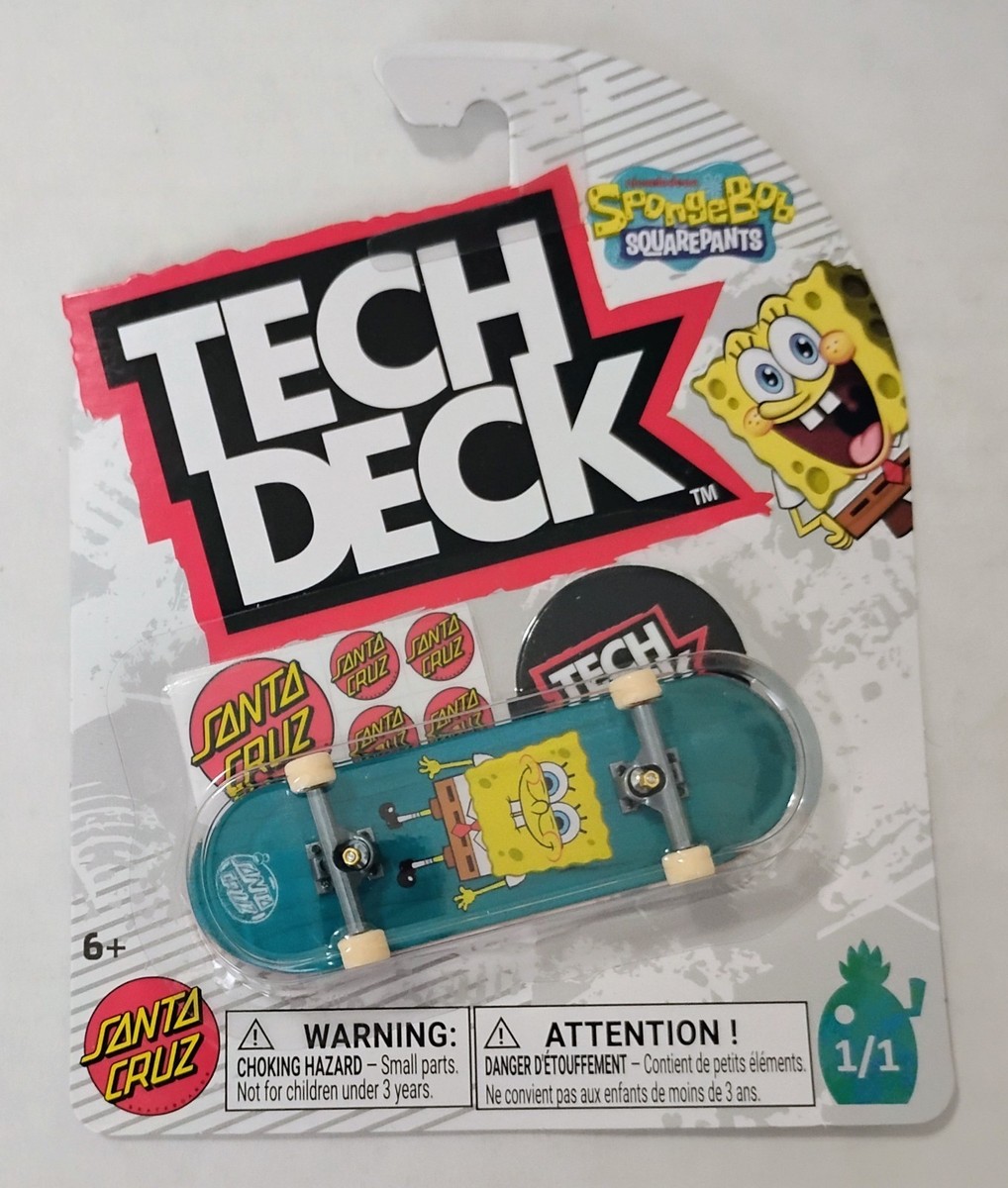 Tech Deck SANTA CRUZ X SpongeBob SquarePants Ultra RARE 1/1 - NEW
