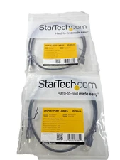 2x StarTech 3' Mini DisplayPort Cable M/M 20 Pin Male To 20 Pin Male MDISPLPORT3