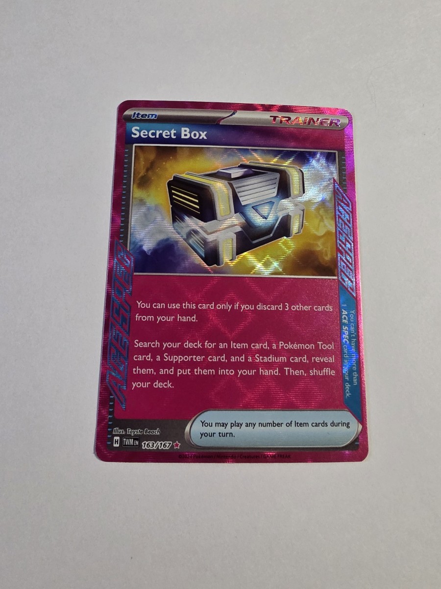 秘密‐トップ・シークレット‐ Pokémon TCG Secret Box 163/167 Twilight Masquerade Ace | eBay
