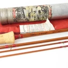 Heddon “Thorobred” # 14 Bamboo Fly Fishing Rod. 8’ 6”. 2 1/2F. W/ Tube & Sock.