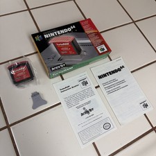 Nintendo 64 TurboRAM 4MB Memory Expansion Box N64 NUS-007 CIB Complete