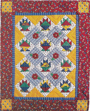 Petite Baskets Wall Quilt quilting pattern instructions