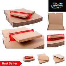 50 C4 A4 Strong Cardboard Shipping Boxes - Perfect for Large Letters