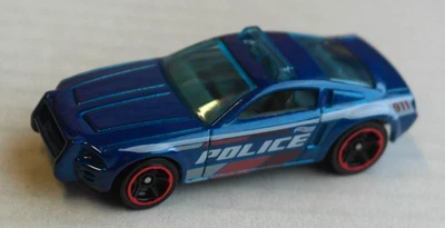 Hot Wheels Ford Mustang GT Concept blau POLICE HW Polizei Auto Car Mattel blue - Bild 1 von 4
