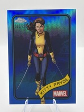 2025 Topps Chrome Marvel Kitty Pryde #188 Blue Refractor /299