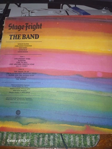 1970-Stage Fright the Band, clean vinyl, cover is a little messy.
