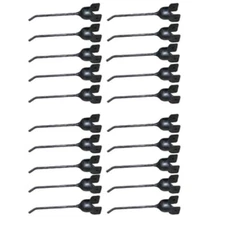 20 Pc. Rubber Mount Tooth Set AE24953 Fits John Deere 65609 Fits Ford AUS2888001