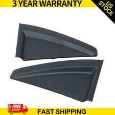 2x Rear Door Pillar Delta Molding Fits 05-10 Kia Sportage Lh Rh Outside Black