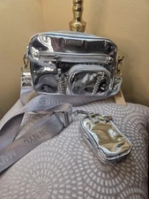 Madison NYC Silver Crossbody NWT