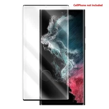 f Samsung Galaxy S22 Ultra SM-S908U Fingerprint 3D Curved Screen Protector saver