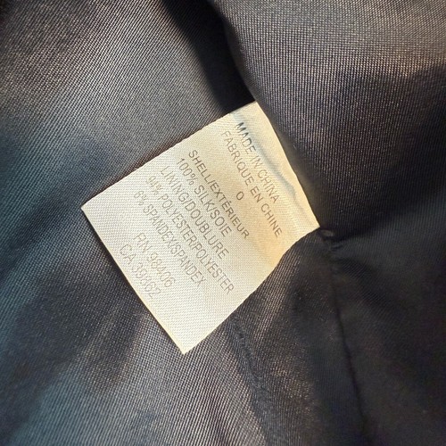 Theory Silk Tweed Jacket Blazer Size 0 Cropped Frayed Plaid Elegant Chic Evening - Picture 7 of 9