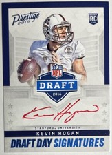2016 Panini Prestige Draft Day Signatures Red Ink Kevin Hogan Rookie Auto RC SSP