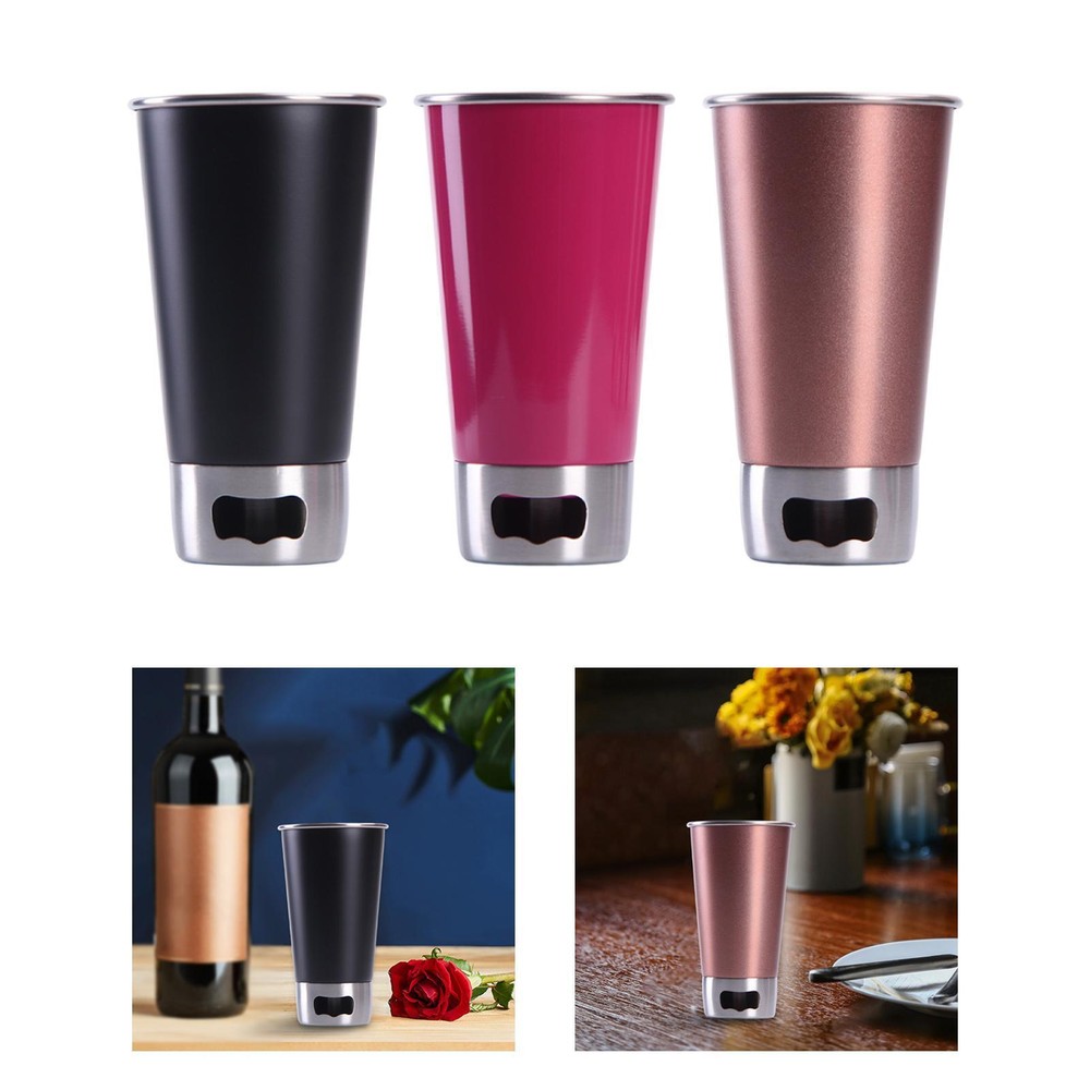 Stainless Steel Cup Stainless Steel Tumbler with Bottle Opener Stainless Steel