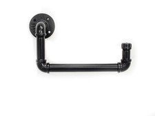 Towel Rail Hanger Rack Bathroom Accessories Industrial Metal Powder Coated Style