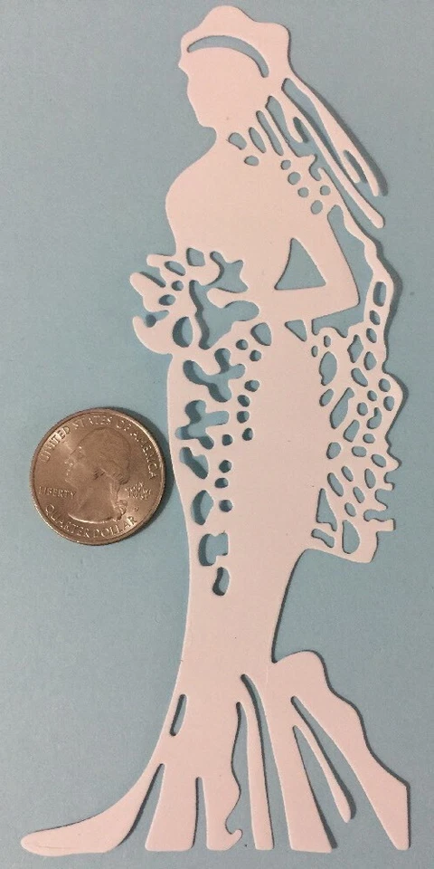 HERMOSA NOVIA Troquelados (3 piezas) Aprox. 5-3/4"x 2.5" Boda•Anillos •Vestido•Ceremonia Foto 3 de 4